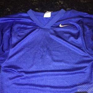 Nike Football Practice Jersey Blue Small